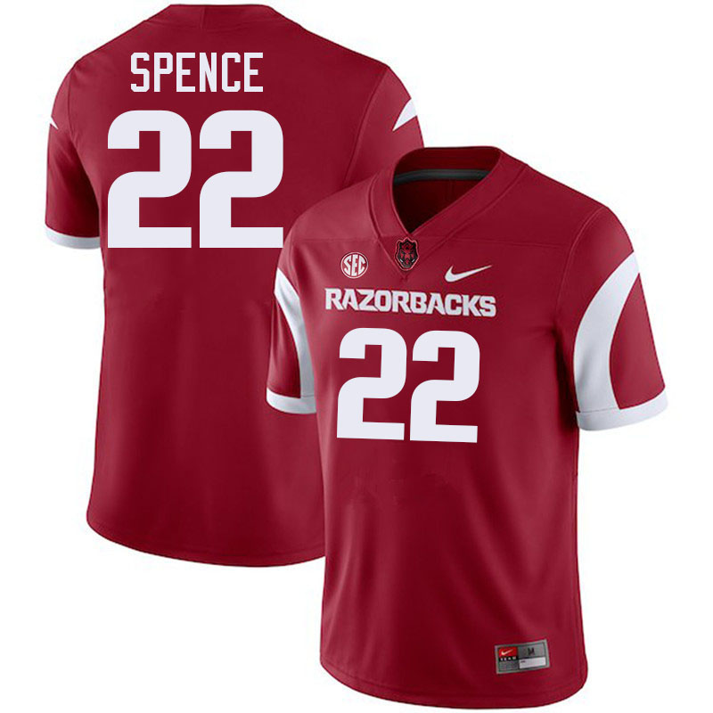 Brad Spence Arkansas Jersey,Arkansas Razorbacks #22 Brad Spence Jersey Youth College-Retro Cardinal